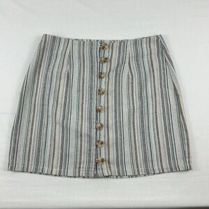 Tilly Sky And Sparrow Women's‎ Striped Mini Skirt, Size 5